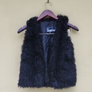 Dollhouse Kids Plush Black Vest